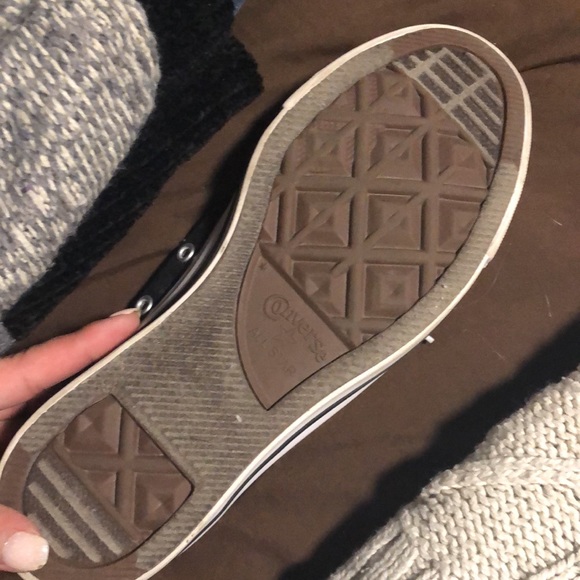 Converse black men’s 6 women’s 8 - Picture 3 of 3